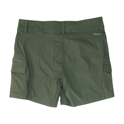 Green Solid Active Shorts