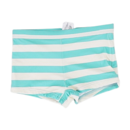 Green Striped Swim Bottom