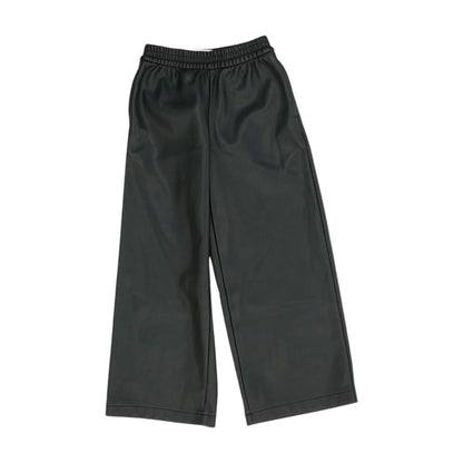 Black Solid Pants