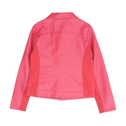 Red Faux Leather Jacket