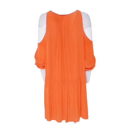Orange Midi Dress