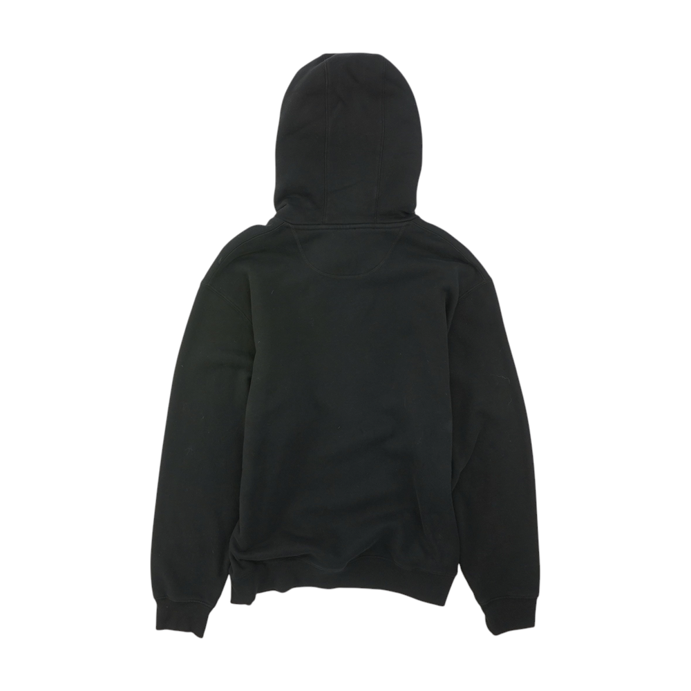 Black Solid Hoodie Pullover