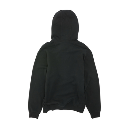 Black Solid Hoodie Pullover