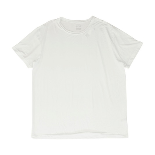 White Solid Active T-Shirt