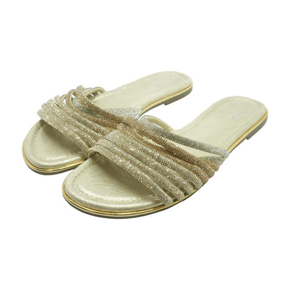 Gold Flat Sandals