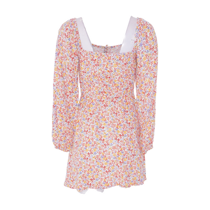 Multi Floral Mini Dress