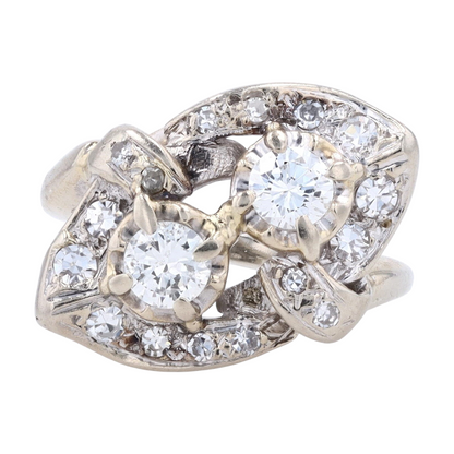 3/4 ctw 14K White Gold Diamond Fashion Ring