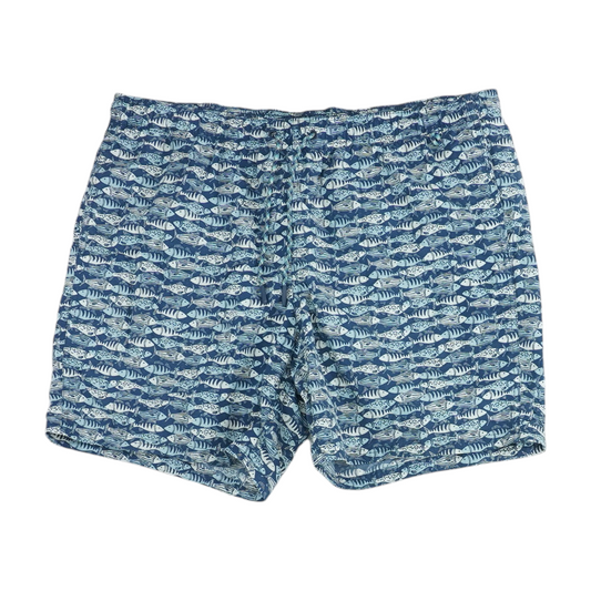 Blue Graphic Swim Bottom