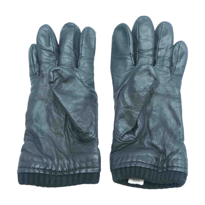 Black Leather Gloves