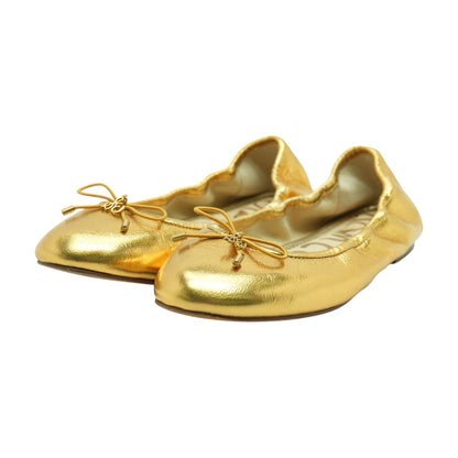Gold Ballet Flats