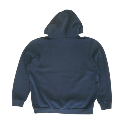 Navy Solid Hoodie Pullover