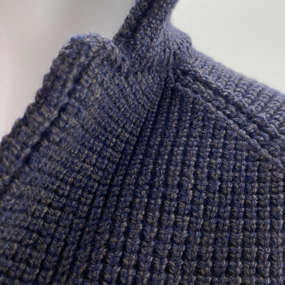Navy Brenta 100% Wool Swacket