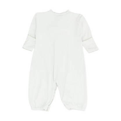 White Long Sleeve One-Piece
