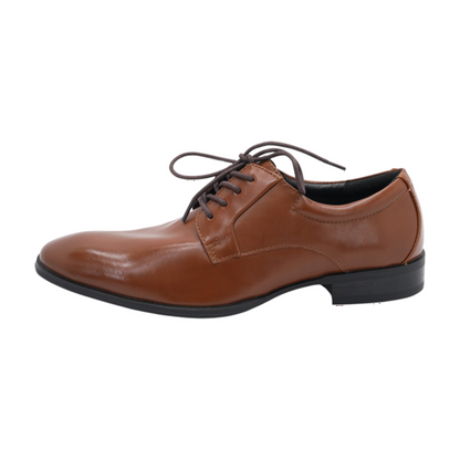 Brown Lace-Up Dress Shoes