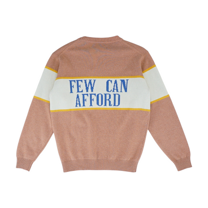 Pink Color Block Pullover Sweater