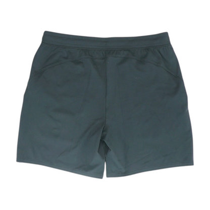 Black Solid Active Shorts