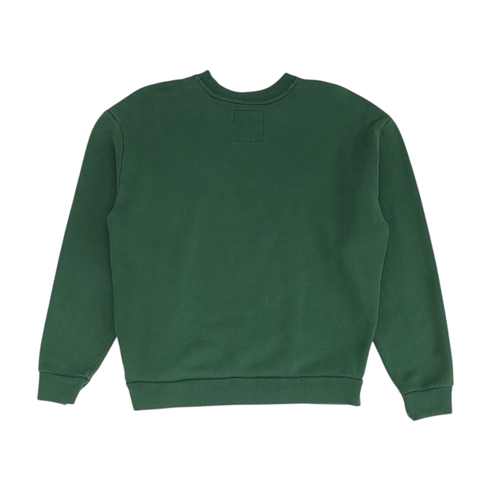 Green Solid Sweatshirt Pullover