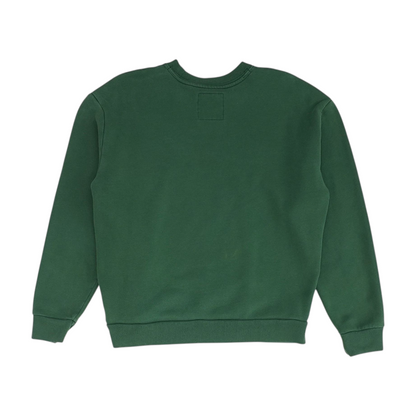 Green Solid Sweatshirt Pullover