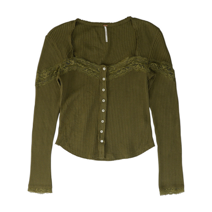 Olive Button Down