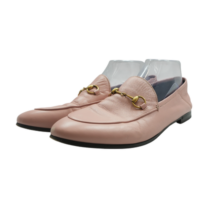 Pink Horsebit Leather Loafer