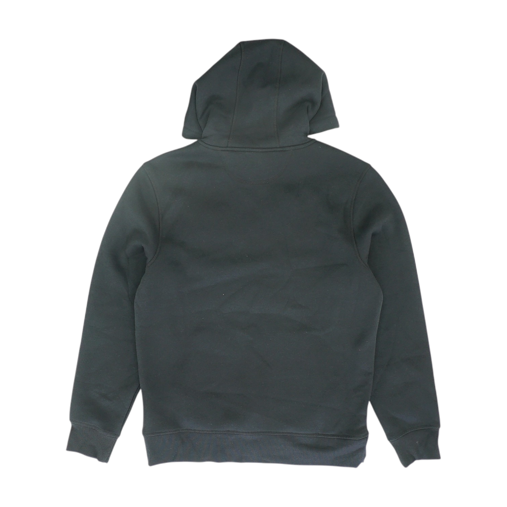 Black Solid Hoodie Pullover