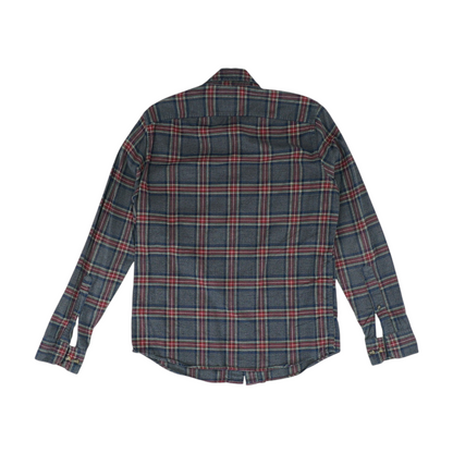 Multi Plaid Long Sleeve Button Down