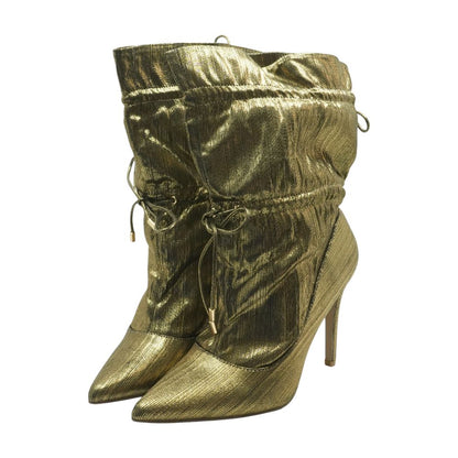 Gold Ankle Boots