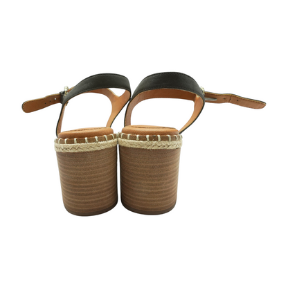 Brown Heeled Sandals