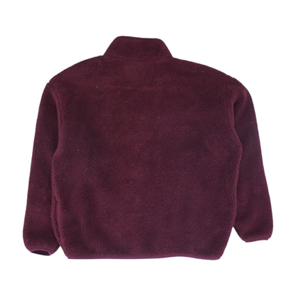 Burgundy Solid Jacket