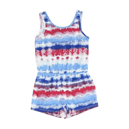 Blue Tie Dye Romper