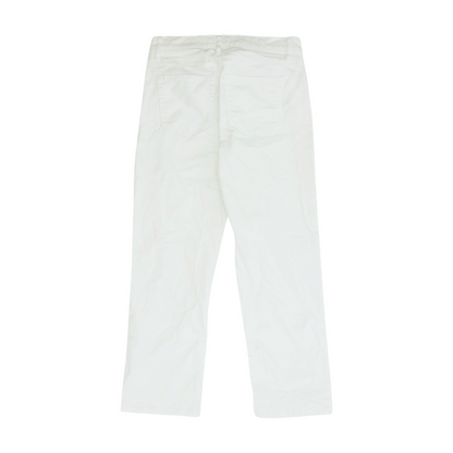 White Petite Straight Jeans