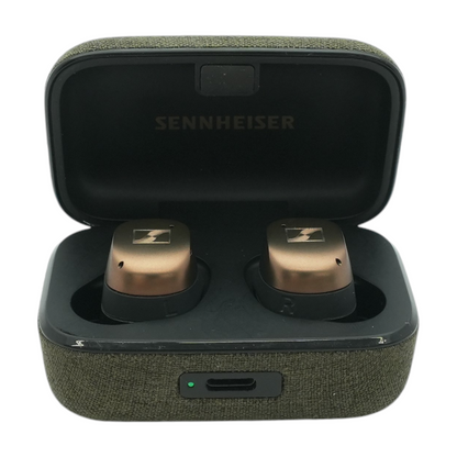 Brown Momentum True Wireless 4 Wireless Earbuds