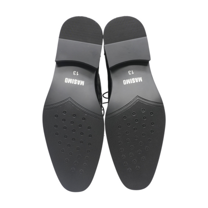 Black Lace-Up Dress Shoes
