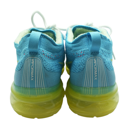 Air VaporMax 2023 Flyknit Baltic Blue Citron Tint Low-Top Athletic Shoes