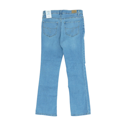 Blue Solid Jeans