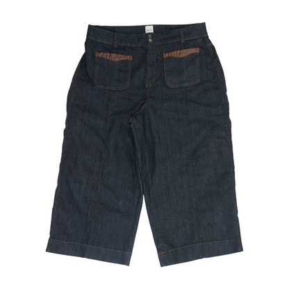Black Plus Wide Leg Jeans