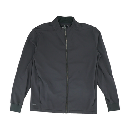 Black Solid Active Jacket