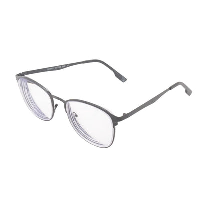 Black Ember Round Unknown Prescription Eyeglasses