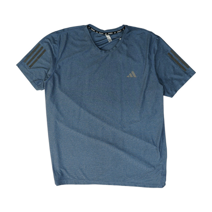 Blue Solid Active T-Shirt