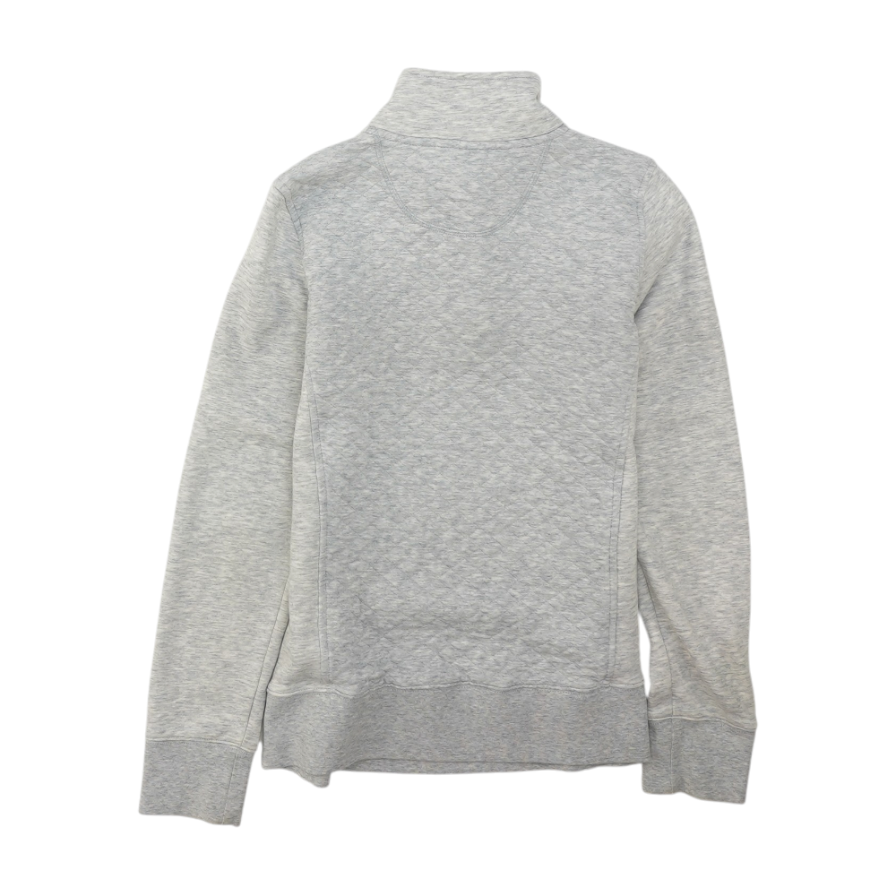 L.L.Bean Gray Solid 1/4 Zip Pullover – Image 2