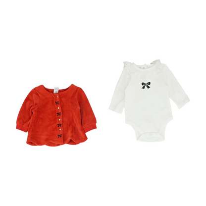 Red Long Sleeve Set