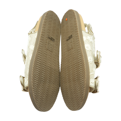 Gold Flat Sandals