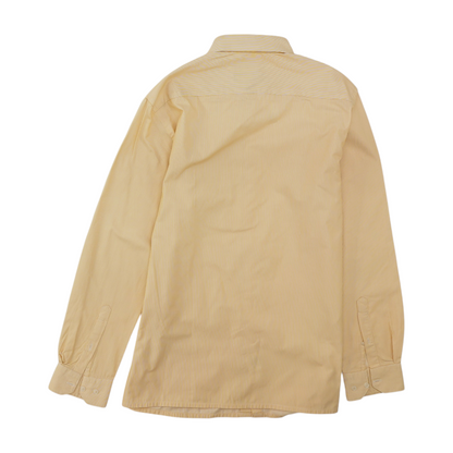 Yellow Striped Long Sleeve Button Down