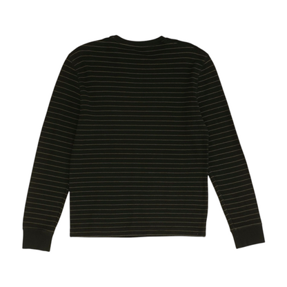 Black Striped Pullover T-Shirt