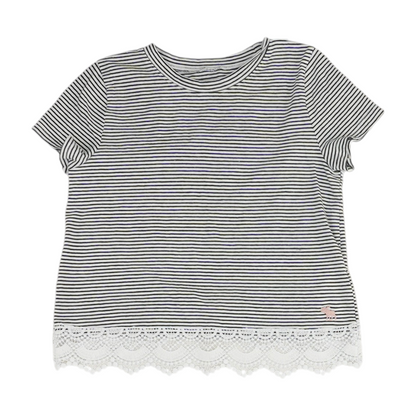 White Striped Blouse