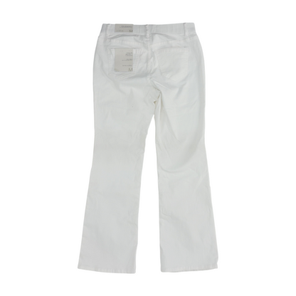 White Bootcut Jeans