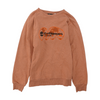 Peach Solid Sweatshirt Pullover
