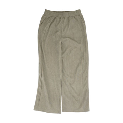 Brown Solid Pants