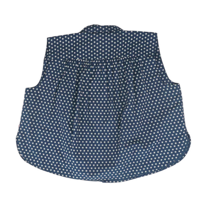 Navy Floral Button Down