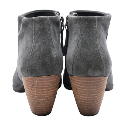 Gray Ankle Boots